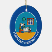 Maisy Ready für Bed Blue Pajamas Keramik Ornament (Rechts)