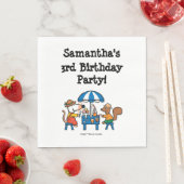 Maisy und Cyril Birthday Serviette (Beispiel)