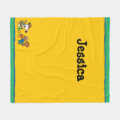 Maisy und Cyril errichten ein Sand-Schloss Fleecedecke (Vorderseite (Horizontal))