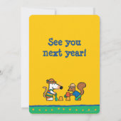 Maisy und Cyril zum Geburtstag Einladung (Rückseite)