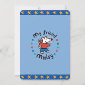 Maisy und Cyril zum Geburtstag Einladung (Rückseite)