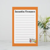 Maisy und Dotty Farbe an der Vorschule Briefpapier (Stehend Vorderseite)