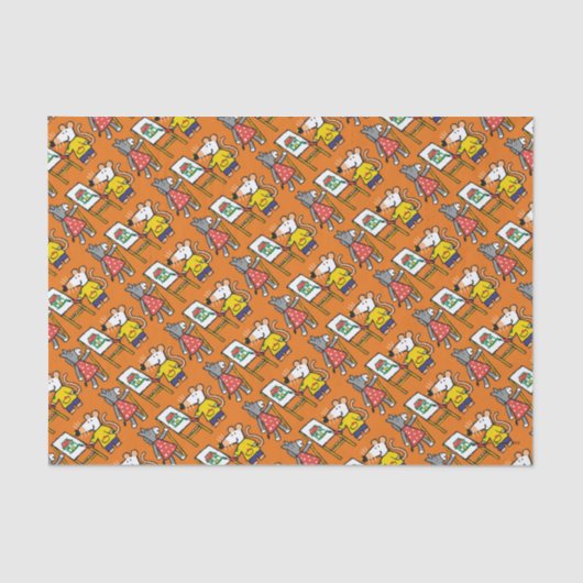 Maisy und Dotty Farbe an der Vorschule Seidenpapier (Vorderseite)