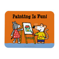 Maisy und Dotty Paint in der Vorschule