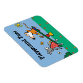 Maisy und Dotty Seesaw am Spielplatz Magnet (Rechte Seite)