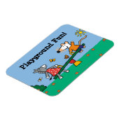 Maisy und Dotty Seesaw am Spielplatz Magnet (Linke Seite)