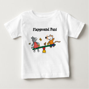 Maisy und Dotty ständiges Schwanken am Spielplatz Baby T-shirt