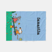 Maisy und Dotty ständiges Schwanken am Spielplatz Fleecedecke (Vorderseite (Horizontal))