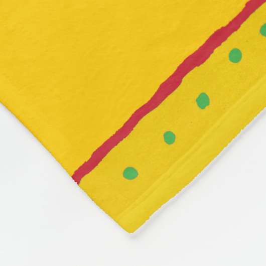 Maisy und ein Bücherregal der Bücher Fleecedecke (Ecke)