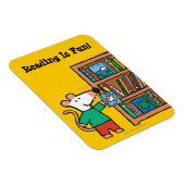 Maisy und ein Bücherregal Magnet (Rechte Seite)