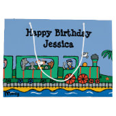 Maisy- und Freund-Geburtstag Große Geschenktüte (Rückseite)