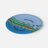 Maisy- und Freund-Geburtstag Pappteller (Schrägansicht)