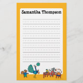 Maisy- und Freund-Vorschulimbiss-Zeit Briefpapier (Vorderseite)