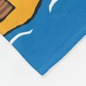 Maisy und Freunde am Strand Fleecedecke (Ecke)