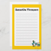 Maisy und Freunde genießen die Bibliothek Briefpapier (Vorne/Hinten)