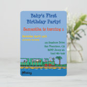 Maisy und Freunde zum Geburtstag Einladung (Stehend Vorderseite)