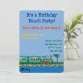 Maisy und Freunde zum Geburtstag Einladung (Stehend Vorderseite)