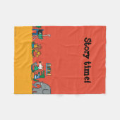 Maisy und Freunde zusammen gelesen Fleecedecke (Vorderseite (Horizontal))