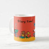 Maisy und Freunde zusammen gelesen Kaffeetasse (Vorderseite Links)