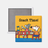 Maisy und Friends Preschool Snack Time Magnet (Vorderseite/Rückseite)