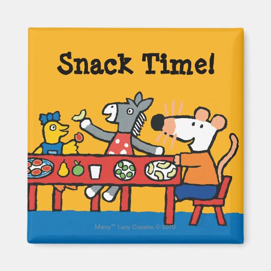 Maisy und Friends Preschool Snack Time Magnet (Vorne)