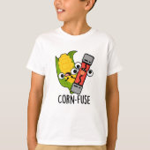Maiszauber Funny Confused Pun T-Shirt (Vorderseite)