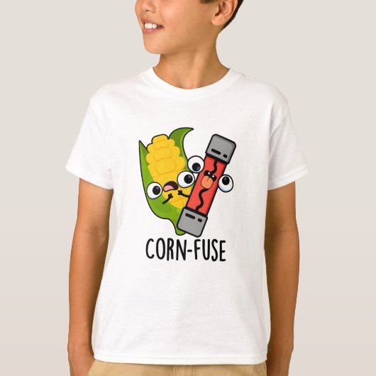 Maiszauber Funny Confused Pun T-Shirt (Vorderseite)