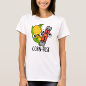 Maiszauber Funny Confused Pun T-Shirt (Vorderseite)