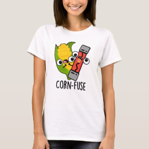 Maiszauber Funny Confused Pun T-Shirt