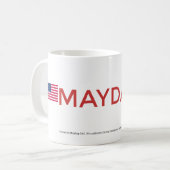 MAITAG Logo u. Flagge-Schale Kaffeetasse (Vorderseite Links)