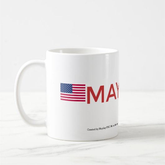 MAITAG Logo u. Flagge-Schale Kaffeetasse (Links)
