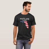 Maitland Florida USA Staat America Travel Floridia T-Shirt (Vorne ganz)