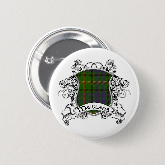 Maitland Tartan-Schild Button (Vorne & Hinten)