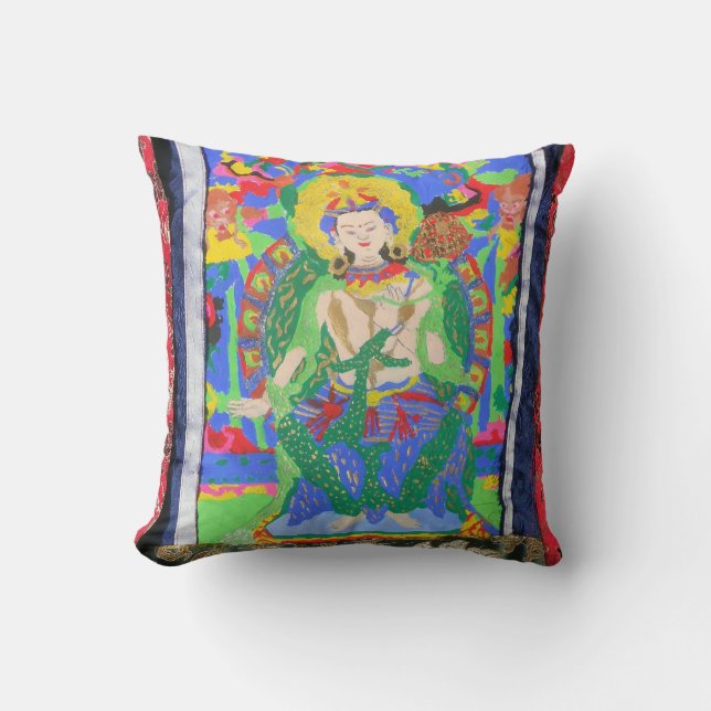 Maitreya Buddha Kissen (Vorderseite)