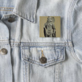 Maitreya, Gandhara (grauer Schiefer) Button (Beispiel)
