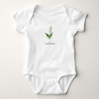 Maiveilchen-Geburtsblumen-T-Shirt Aquarell