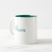 Maivis Zweifarbige Tasse (Vorderseite Links)