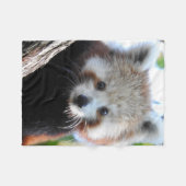 Maiya der rote Panda Fleecedecke (Vorderseite (Horizontal))