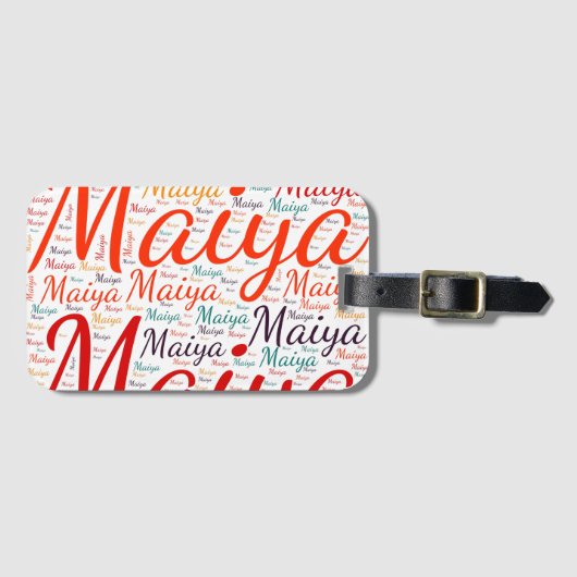 Maiya Gepäckanhänger (Vorderseite (Horizontal))