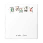 Maj Jongg Notepad Notizblock (Vorderseite)