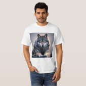 Majestad Silenciosa: El Lobo Gris T-Shirt (Vorne ganz)