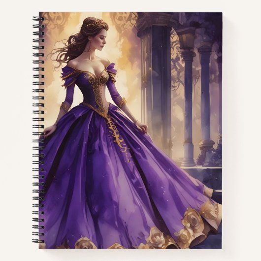 Majestad Violeta Notizblock (Vorderseite)