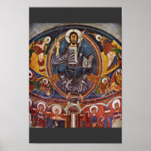 Majestas Domini vom Apsis San Clemente Deta Poster (Vorne)