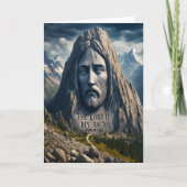 Majestät Berg der Herr ist mein Felsen Karte (Vorderseite)