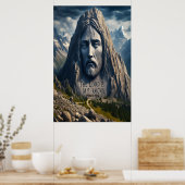 Majestät Berg der Herr ist mein Felsen Poster (Küche)