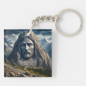Majestät Berg der Herr ist mein Felsen Schlüsselanhänger (Rückseite)