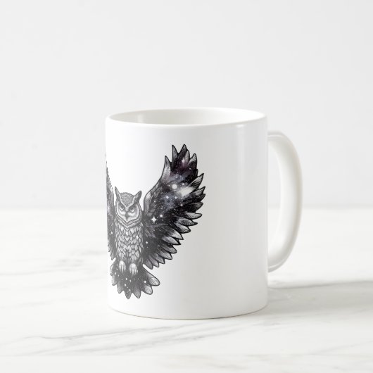 Majestät der kosmischen Wale Kaffeetasse (VorderseiteRechts)