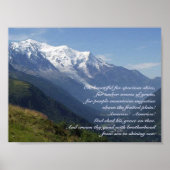 Majestät der lila Berge Poster (Vorne)