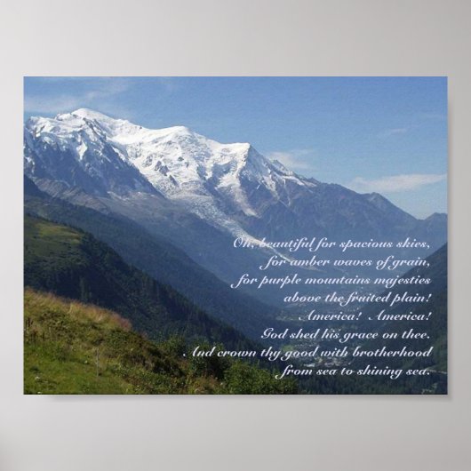 Majestät der lila Berge Poster (Vorne)