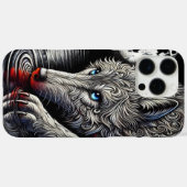 Majestät der Nacht: Weißer Wolf Case-Mate iPhone Hülle (Rückseite (Horizontal))